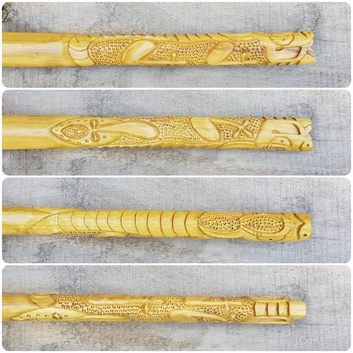 Bokken Deluxe Dragon 102 (40.1") cm - Aikido, Kenjutsu - Robinia Wood