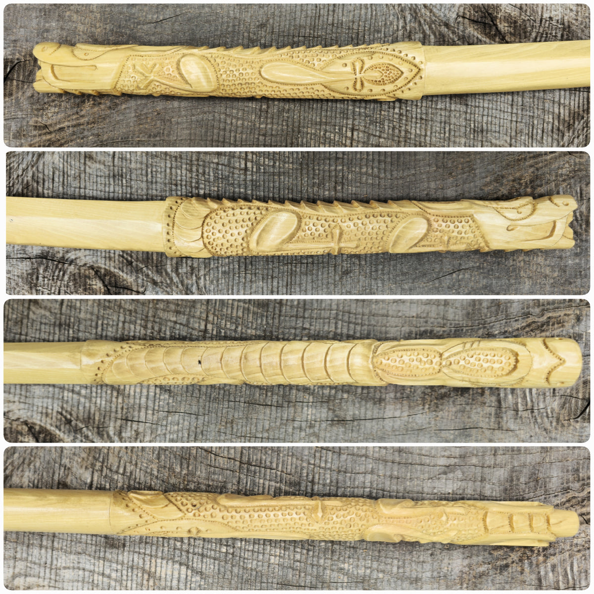 Wooden Bokken Daito Deluxe Dragon 102 (40.1") cm - Aikido, Kenjutsu - European Hornbeam