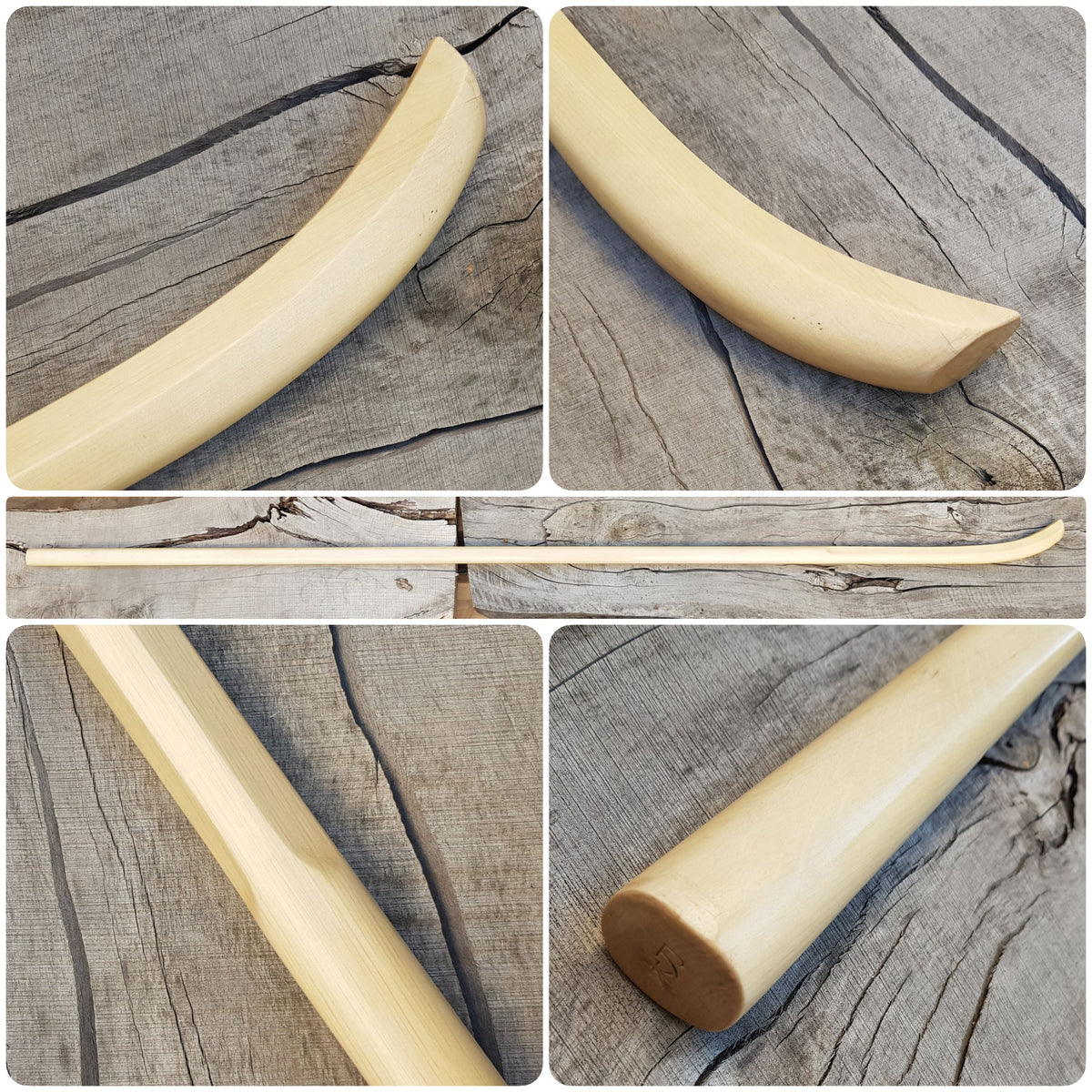 Wooden Naginata 214 cm (84") - European Hornbeam