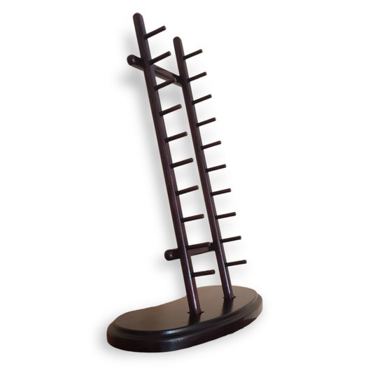 The Floor Stand for Knives - 10 Layer - Natural Wood Ash Brown