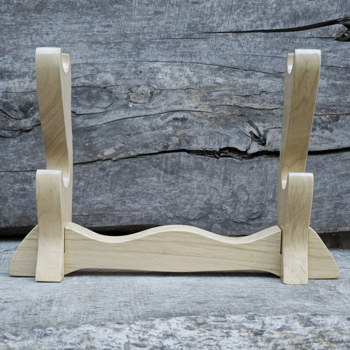 Premium wooden sword stand for katana, samurai, and collectible swords
