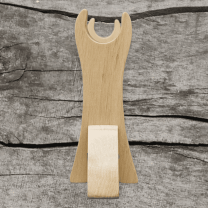 Sword Katana Bokken Stand Holder - Natural Wood Hornbeam - 1 layer