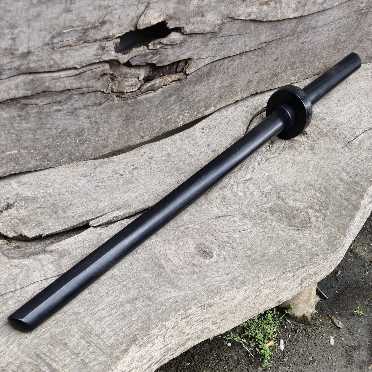 Handcrafted Kashima Shin Ryu wooden bokken for kendo, kenjutsu, and aikido practice.