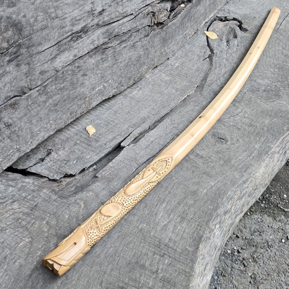 Bokken Deluxe Dragon 100 (39.4") cm - Aikido, Kenjutsu - Dogwood