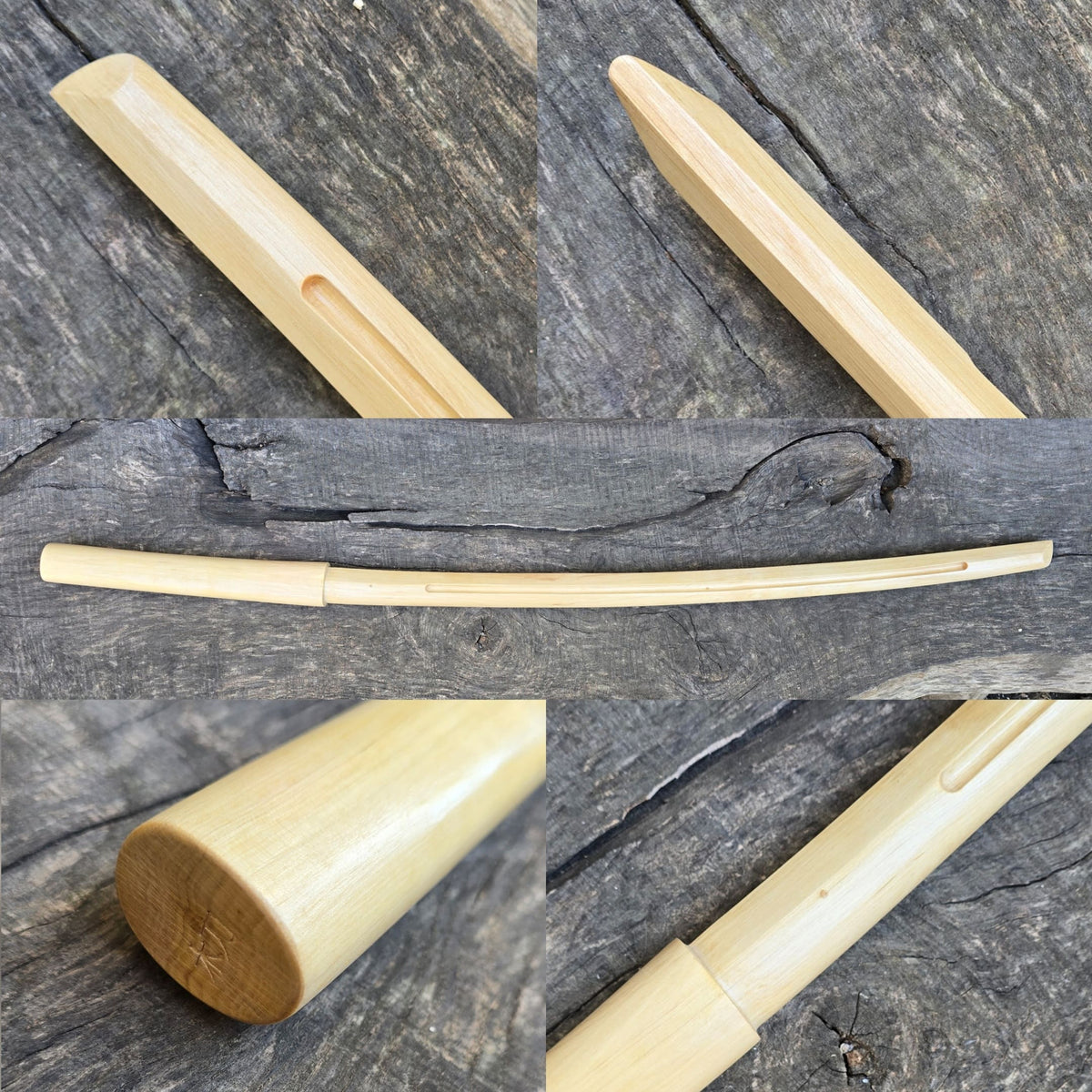 Bokken has a groove along the entire length, due to which the swing movements are obtained with a sound effect - a whistle.