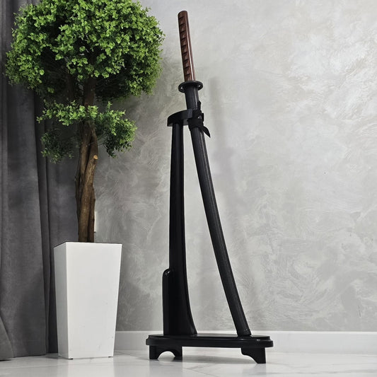The floor stand holder for the sword katana iaito - Ash Black