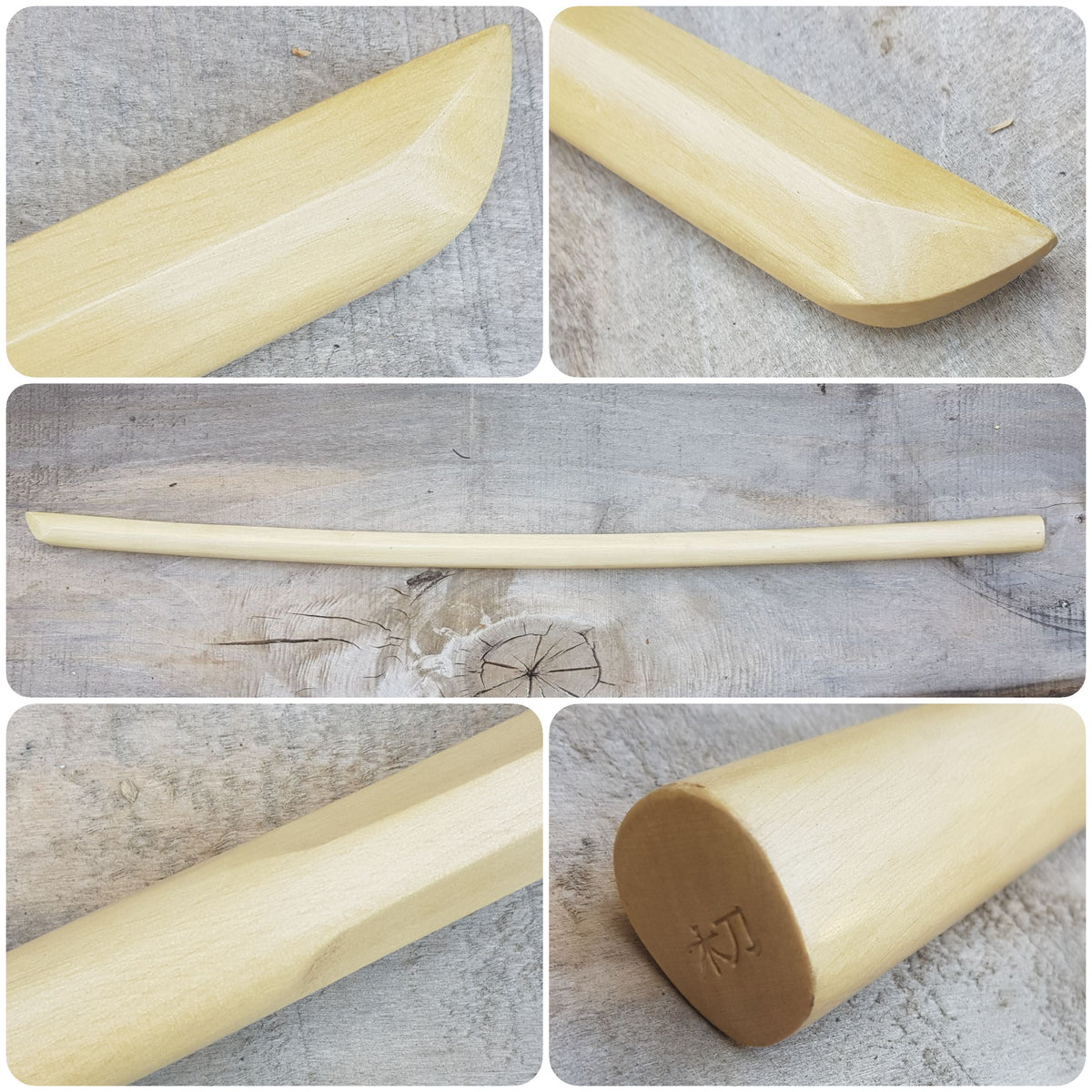 Wooden bokken - Japanese sword - Bokuto 90 cm (35.5") - Aikido and Kendo - European Hornbeam