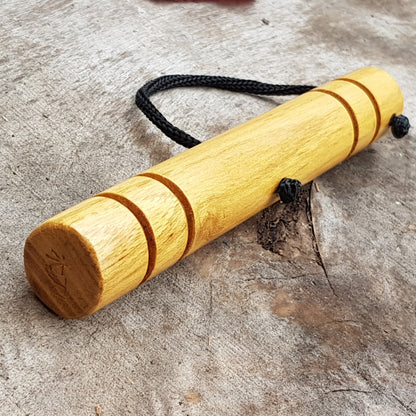 Wooden massage training stick yawara with blunt ends - Robinia Wood
