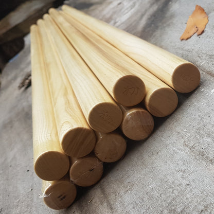 Wooden Jo staff for aikido jodo kobudo 128 cm (50.4") - European Ash - 10 pcs (20% off)