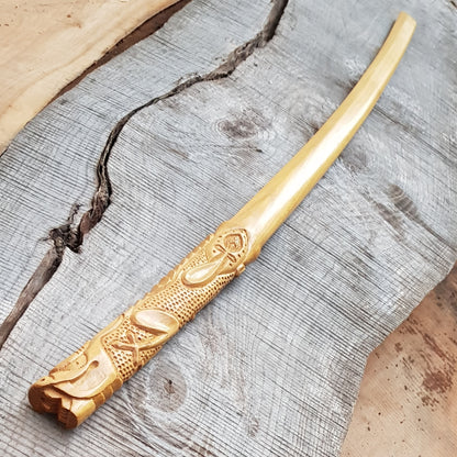 Wooden Bokken Daito Deluxe Dragon 102 (40.1") cm - Aikido, Kenjutsu - Robinia Wood