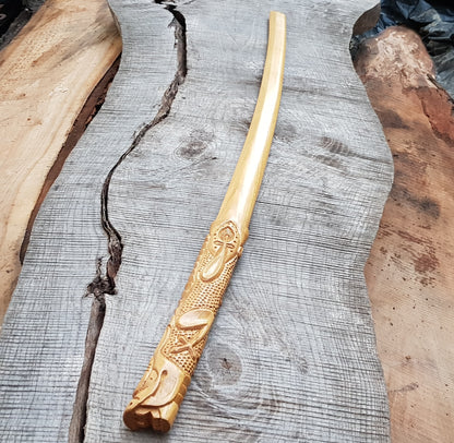 Wooden Bokken Daito Deluxe Dragon 102 (40.1") cm - Aikido, Kenjutsu - Robinia Wood