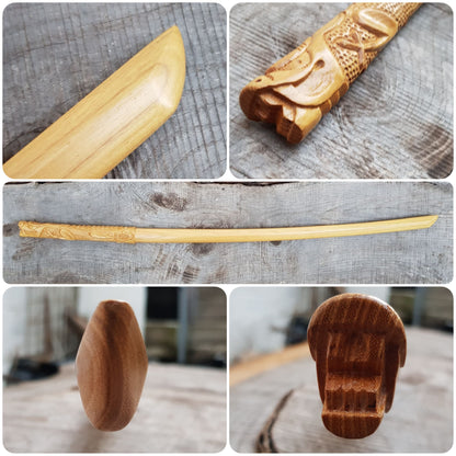 Wooden Bokken Daito Deluxe Dragon 102 (40.1") cm - Aikido, Kenjutsu - Robinia Wood