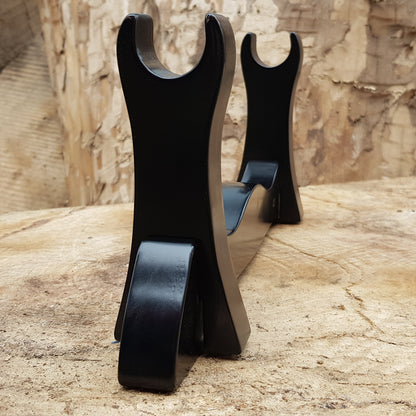 Sword Katana Bokken Stand Holder - Natural Wood Robinia - 1 layer