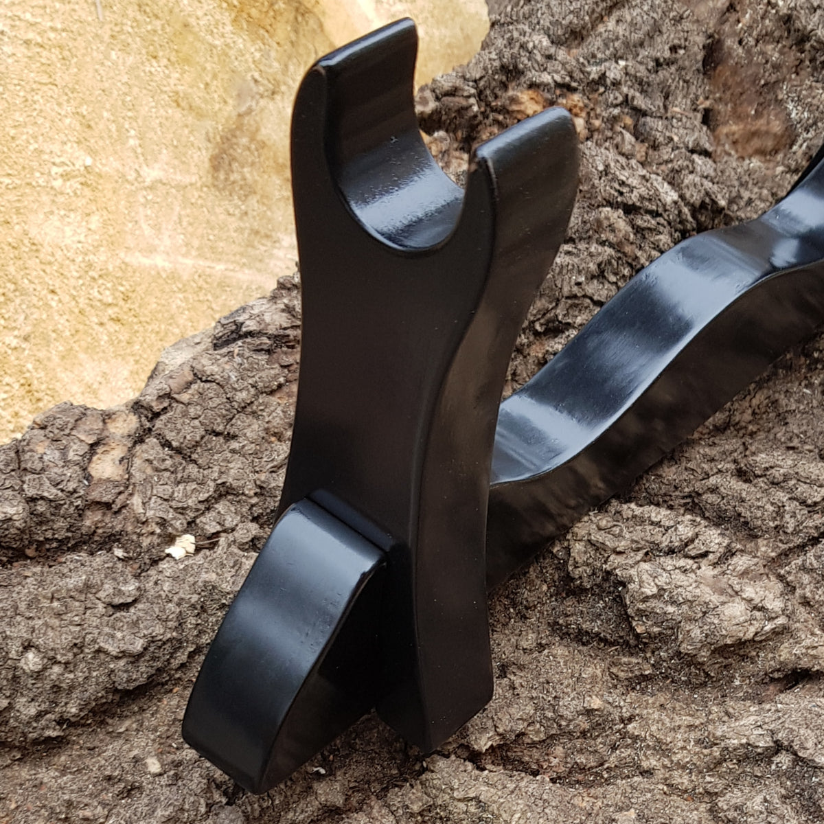 Sword Katana Bokken Stand Holder - Natural Wood Robinia - 1 layer