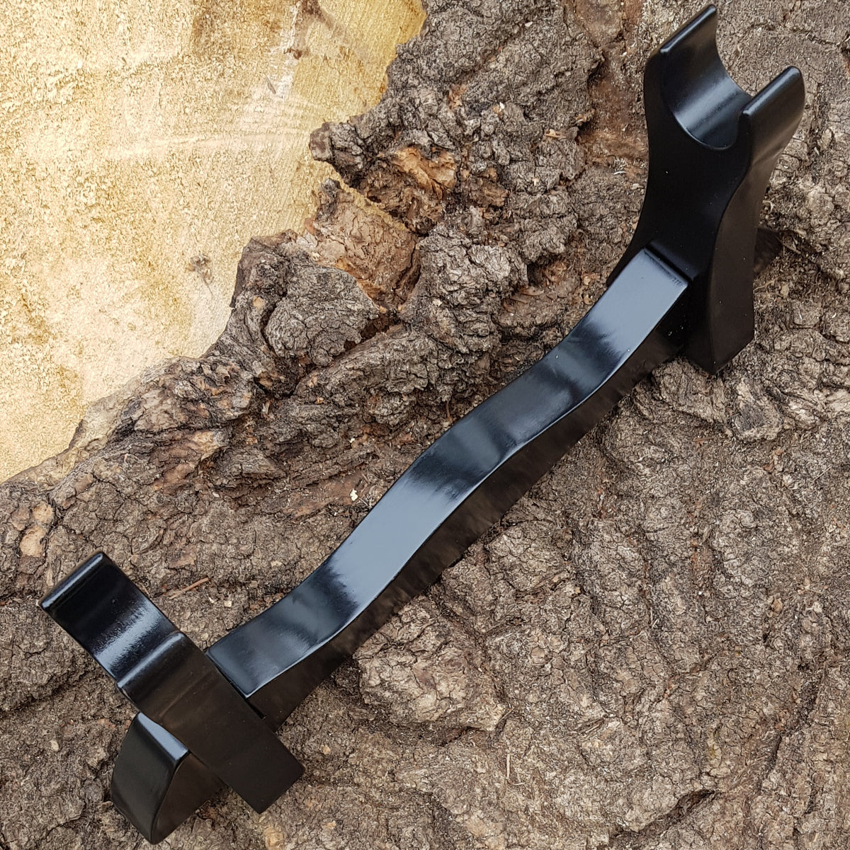 Sword Katana Bokken Stand Holder - Natural Wood Robinia - 1 layer