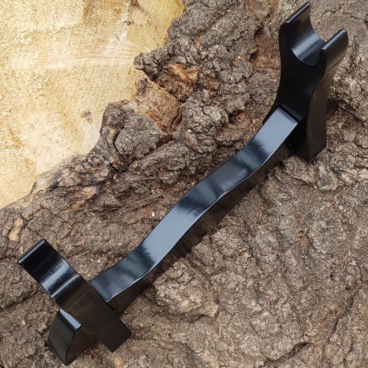 Sword Katana Bokken Stand Holder - Natural Wood Robinia - 1 layer