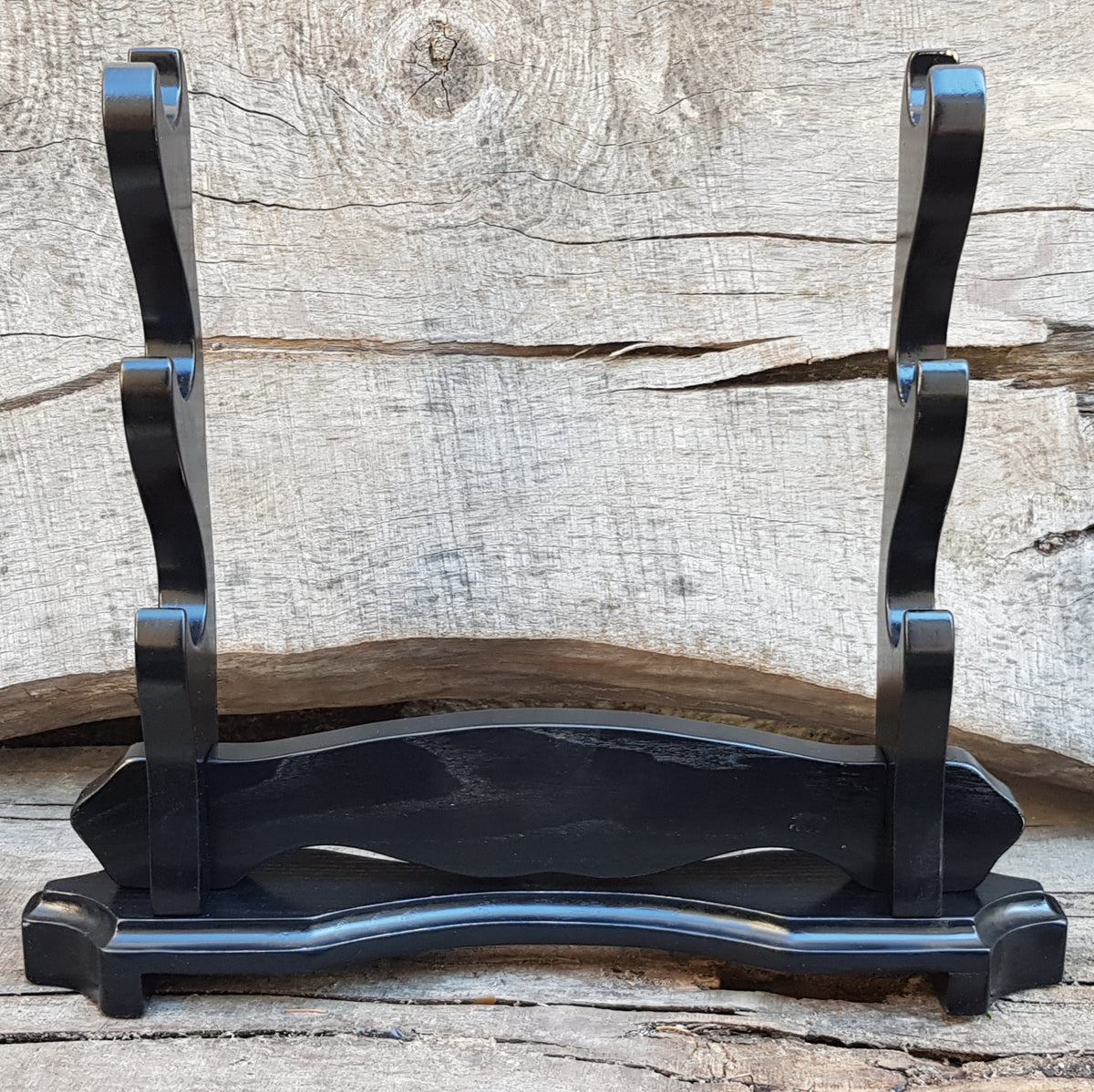 Exclusive Sword Katana Bokken Stand Holder "House of Treasures" - Natural Wood Ash - 3 layer