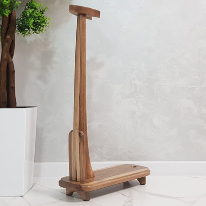 The floor stand holder for the sword katana iaito - Walnut