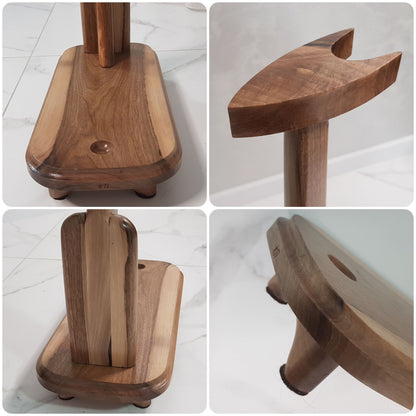 The floor stand holder for the sword katana iaito - Walnut