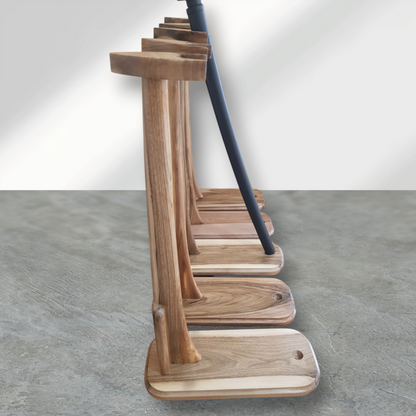 The floor stand holder for the sword katana iaito - Walnut