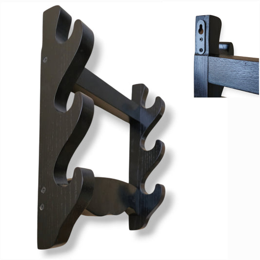 Handcrafted wooden sword display stand – perfect for katanas and collectibles