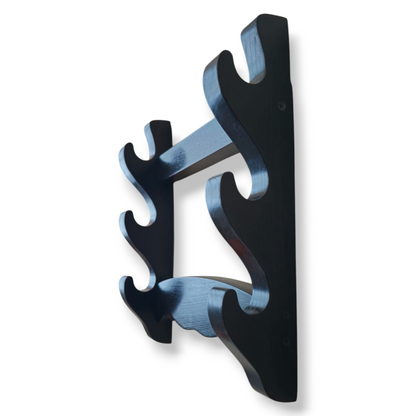 Handcrafted wooden sword display stand – perfect for katanas and collectibles
