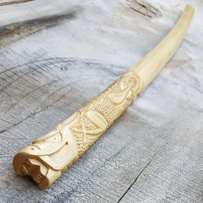 Bokken Deluxe Dragon 102 (40.1") cm - Aikido, Kenjutsu - European Hornbeam