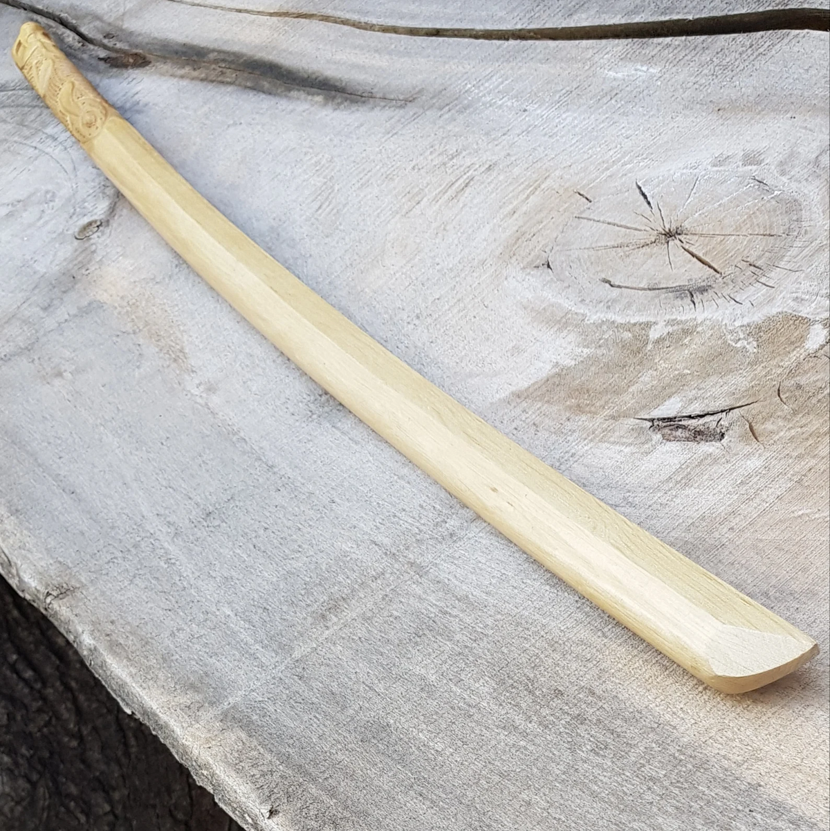 Bokken Deluxe Dragon 102 (40.1") cm - Aikido, Kenjutsu - European Hornbeam