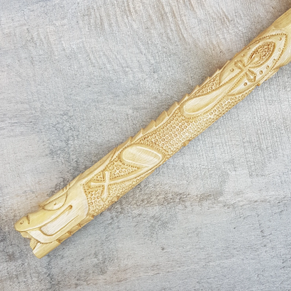 Bokken Deluxe Dragon 102 (40.1") cm - Aikido, Kenjutsu - European Hornbeam