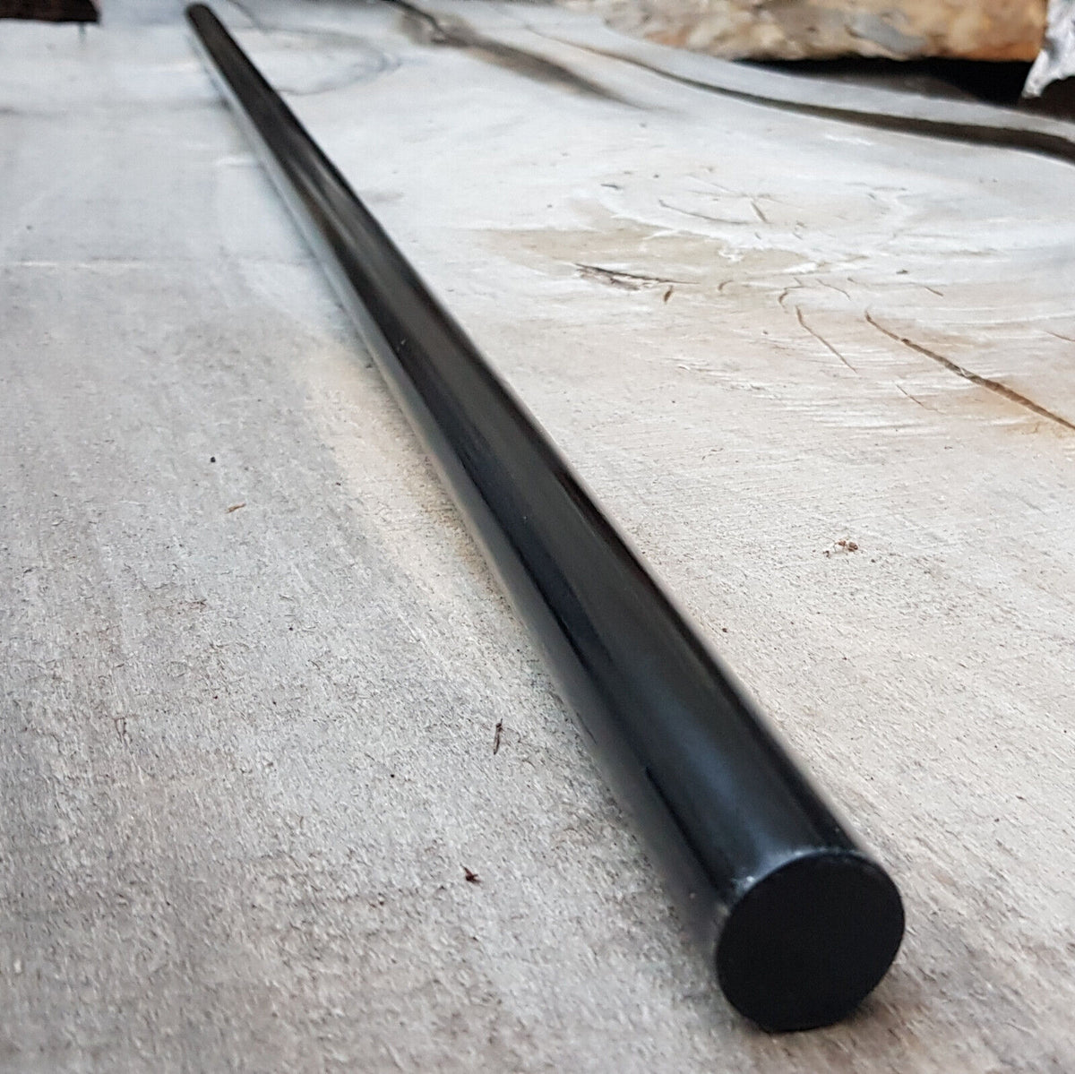 Wooden Bo long pole stick 182 cm (71,7")/Diameter 30 mm(1.18") - Robinia (White acacia)