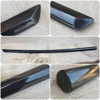 Black wooden bokken for practice
