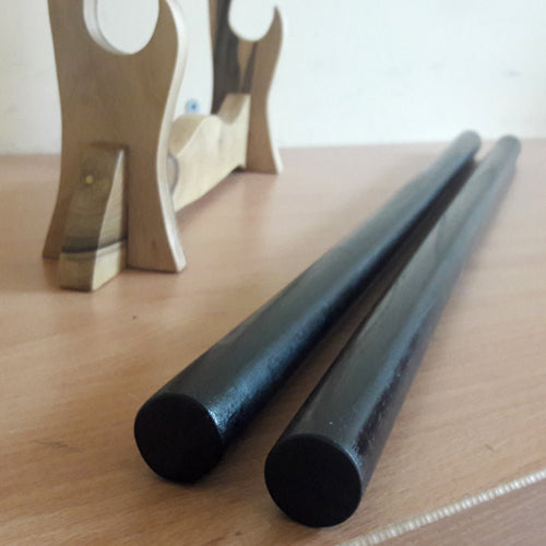Short pair sticks Arnis Kali Eskrima Wing Chun Silat - Robinia Wood