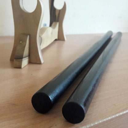 Short pair sticks Arnis Kali Eskrima Wing Chun Silat - Robinia Wood