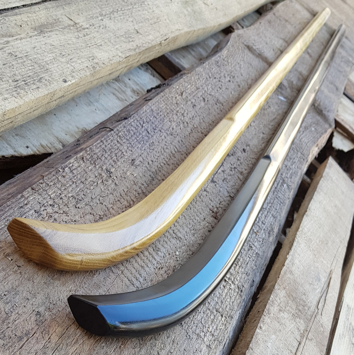 Wooden Naginata 214 cm (84") - Robinia wood (White Acacia)