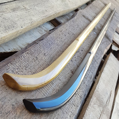 Wooden Naginata 214 cm (84") - Robinia wood (White Acacia)
