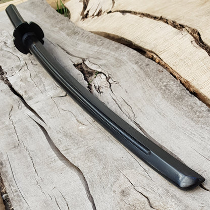 Japanese Bokken Daito 102 (40.1") with groove and tsuba - Aikido,Kendo - European Hornbeam