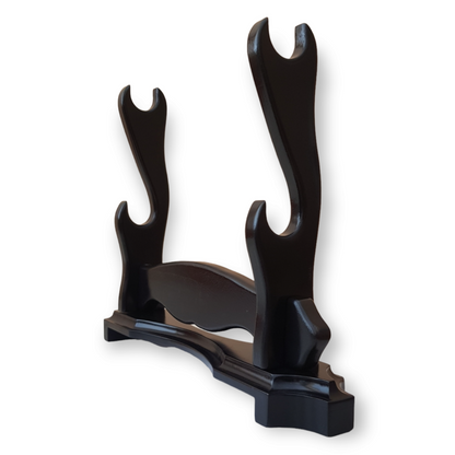 Exclusive Sword Katana Bokken Stand Holder "House of Treasures" - Natural Wood Ash- 2 layer
