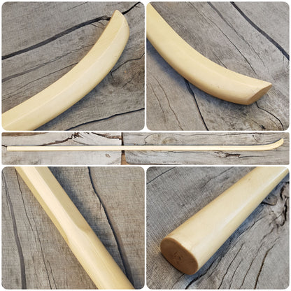 Wooden Naginata 214 cm (84") - European Hornbeam