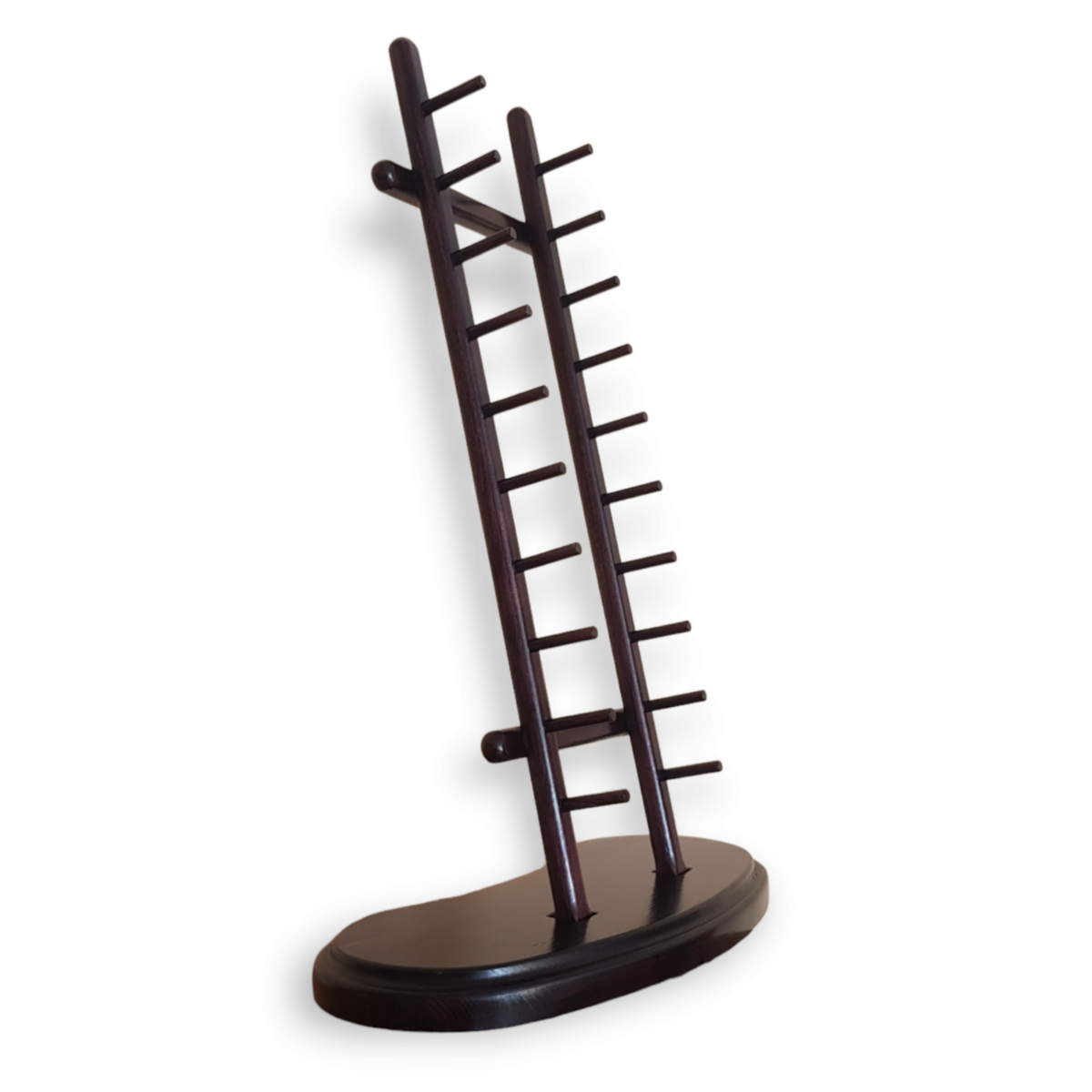 The Floor Stand for Knives - 10 Layer - Natural Wood Ash Brown