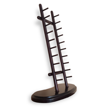 The Floor Stand for Knives - 10 Layer - Natural Wood Ash Brown