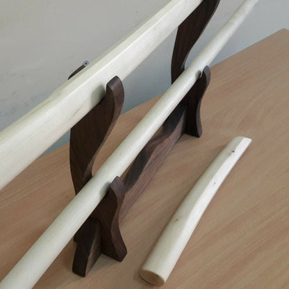 Набір дерев'яної зброї для дітей Bokken 75 см (29.5"), Jo 108 см (42.5"), Tanto 29 см (11.4") - європейський граб