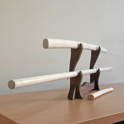 Набір дерев'яної зброї для дітей Bokken 75 см (29.5"), Jo 108 см (42.5"), Tanto 29 см (11.4") - європейський граб
