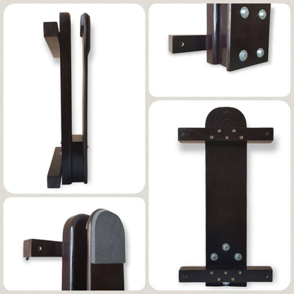 Makiwara - Wall mounted - Wooden padded striking post  (60 cm (23.6") x 14 cm (5.5"))
