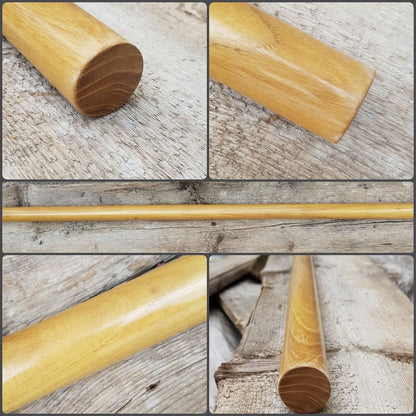 Weighted Bo Long Pole Length 182 cm (71.7") /Diameter 35 mm (1.38")- Robinia (White acacia)