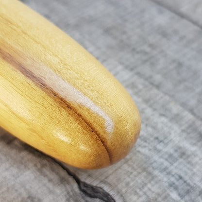 Wooden massage training stick yawara with oval ends - Robinia Wood