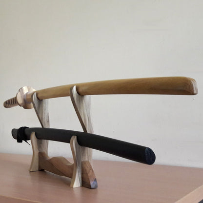 Дерев'яний боккен Daito Deluxe з цуба, пластикова сая для іайдо - Robinia Wood