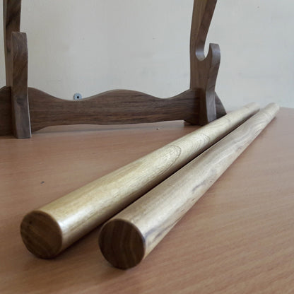 Short pair sticks Arnis Kali Eskrima Wing Chun Silat - Robinia Wood