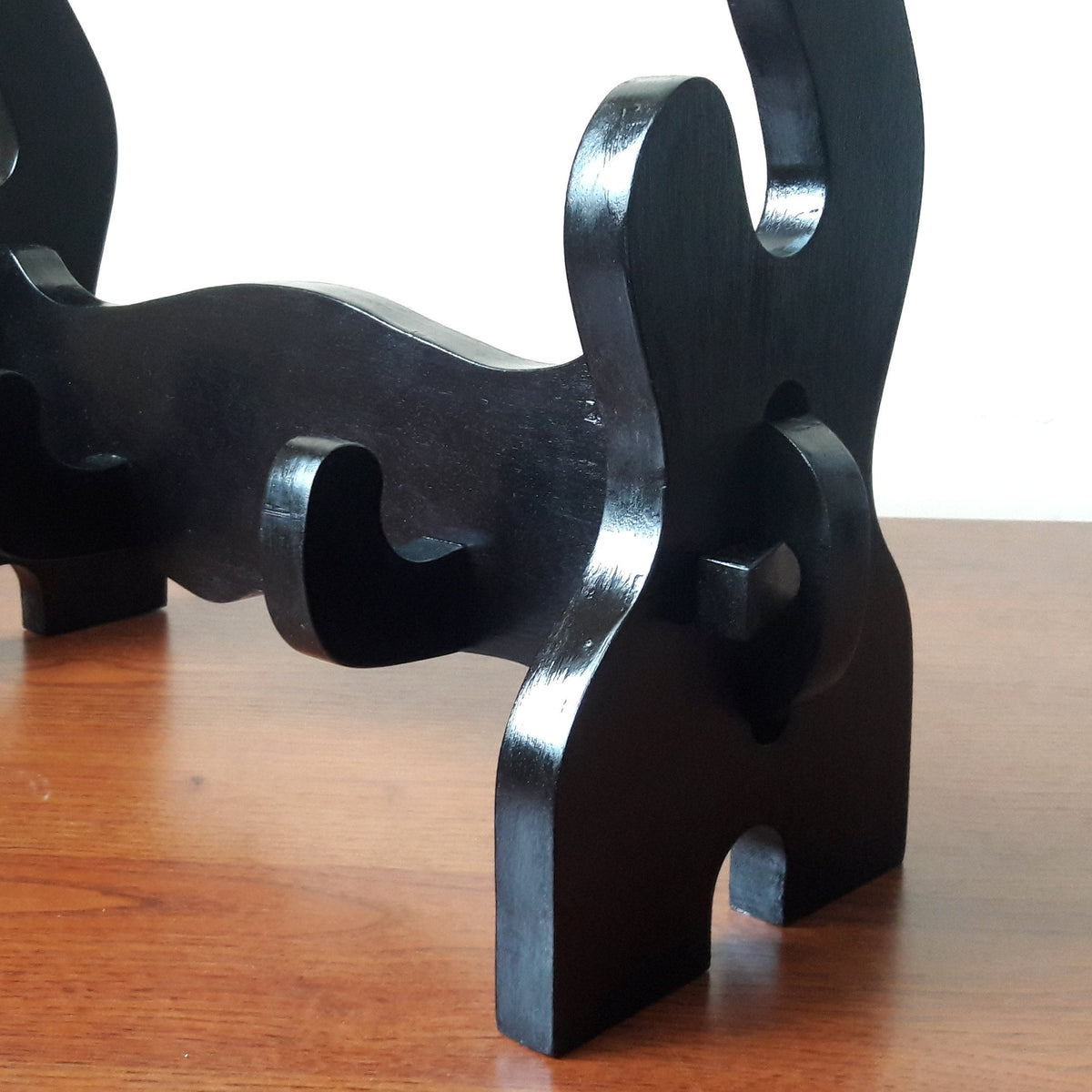 Exclusive Black Stand Holder for bokken katana jo with a place for tanto (Ash)