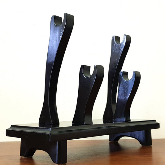 Wooden stand on the platform for weapons - 2 units (European Ash)