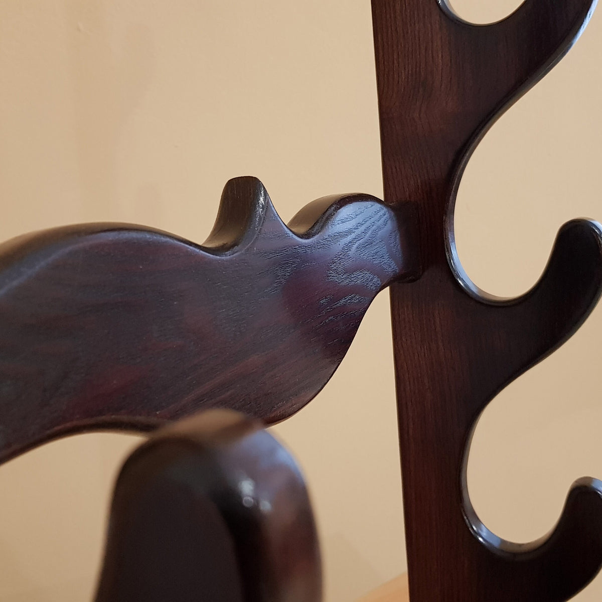 Exclusive Sword, Rifles, Axes Stand Holder - Natural Wood Ash Brown - 5 layer